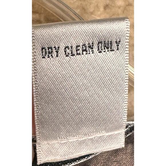 Richard Malcolm Sz 6 100% Linen Green Brown Mod Canvas Sheath Pockets‎ Retro Zip - Picture 13 of 16